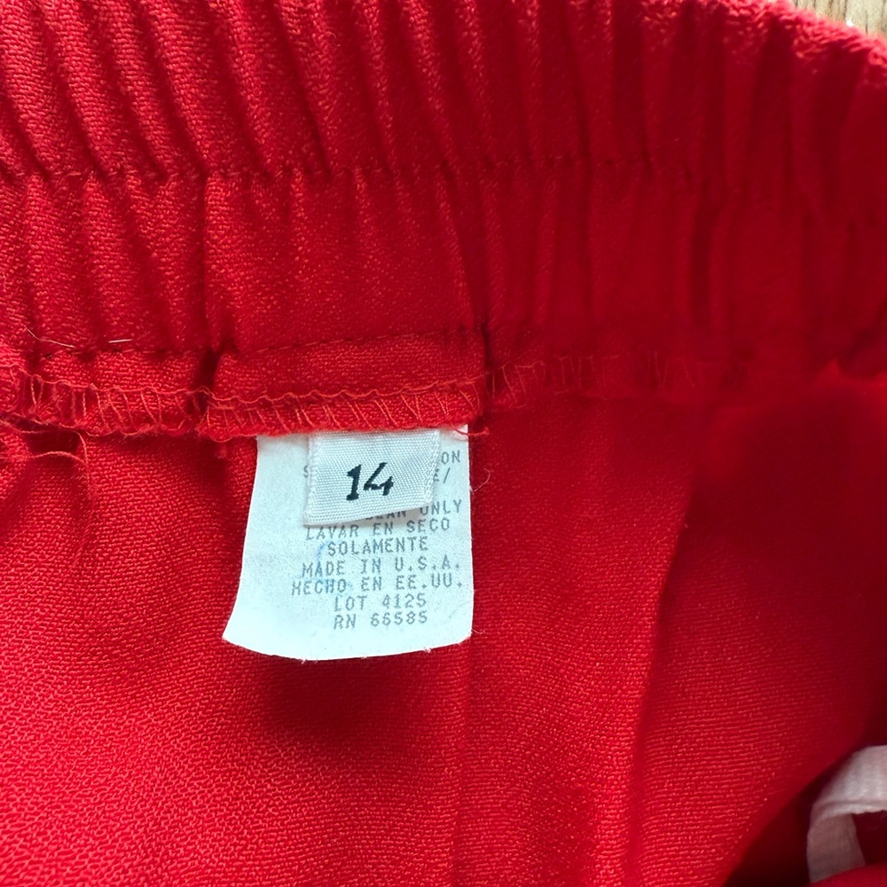 Vintage Red Women's Suit - Picture 8 of 11